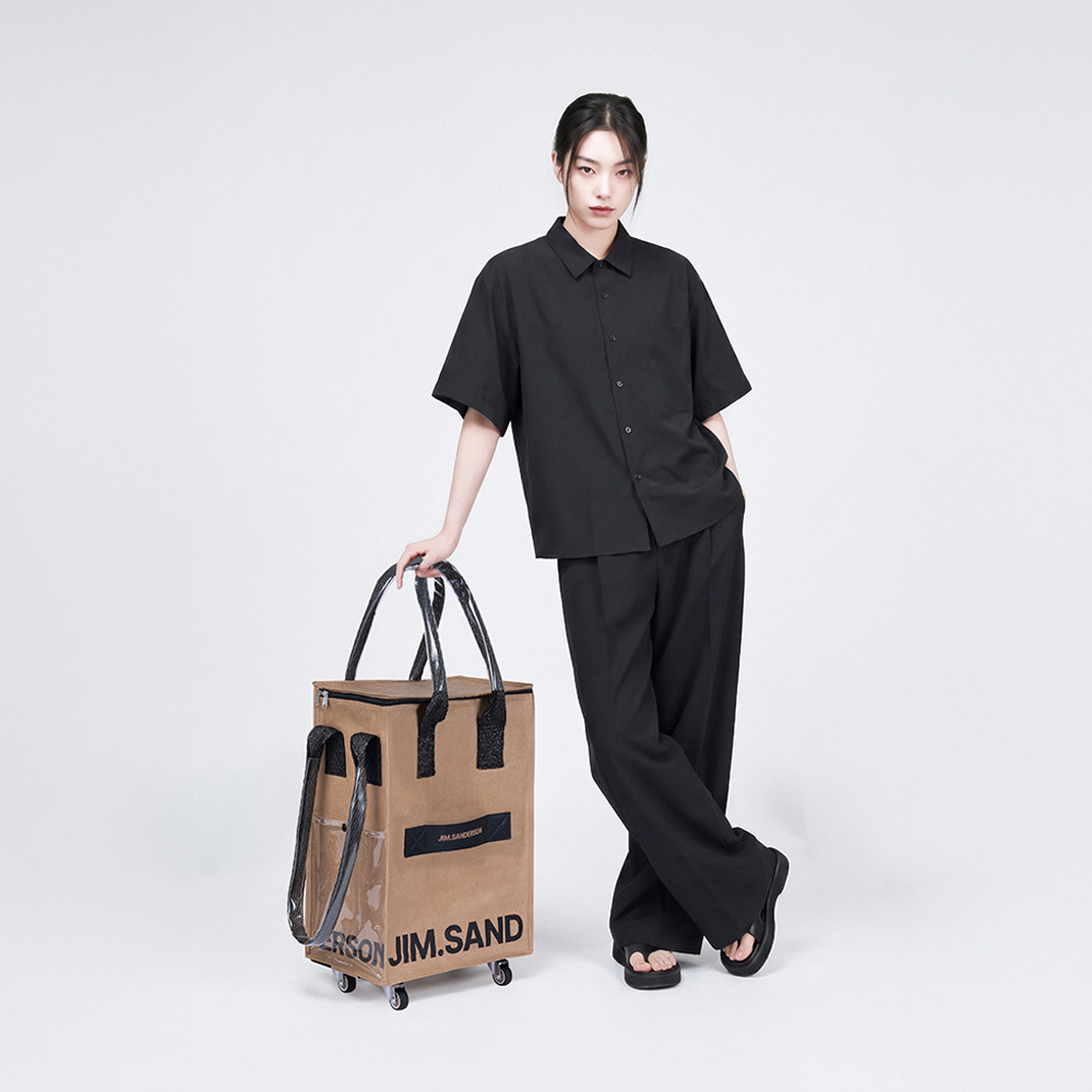 짐샌더슨 롤앤고 쇼퍼백 크래프트 S+L 롤링 토트백 카트 바퀴 쇼핑백 이미지 6