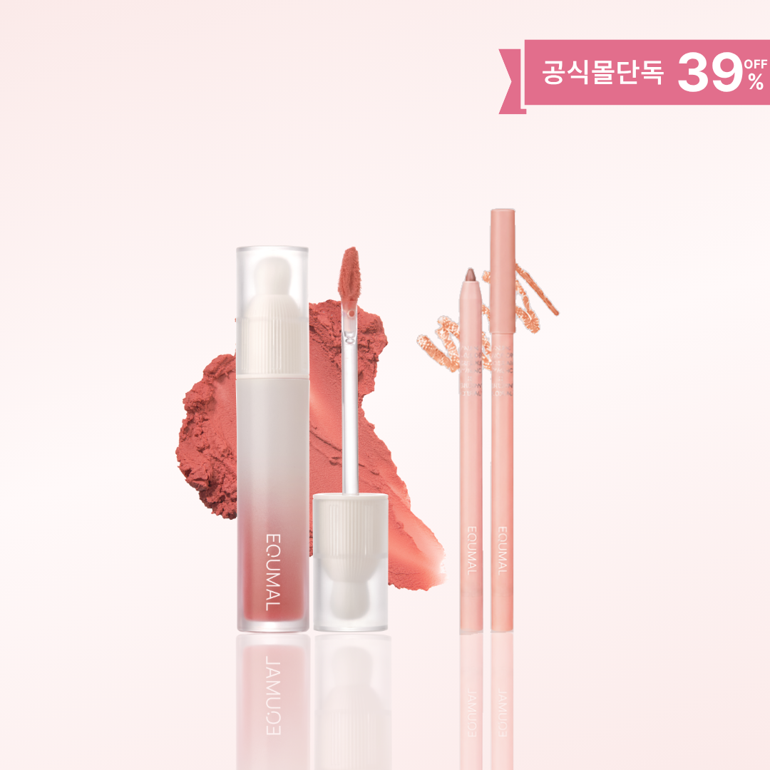 [공식몰 단독] 에크멀 블러리 립앤치크 ＆ 립 펜슬 2종 DUO SET - 상품 이미지