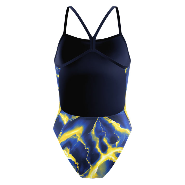 스피도 라이트닝 브이백 원피스 Royal Blue/Gold, 32 - 상세 이미지 2
