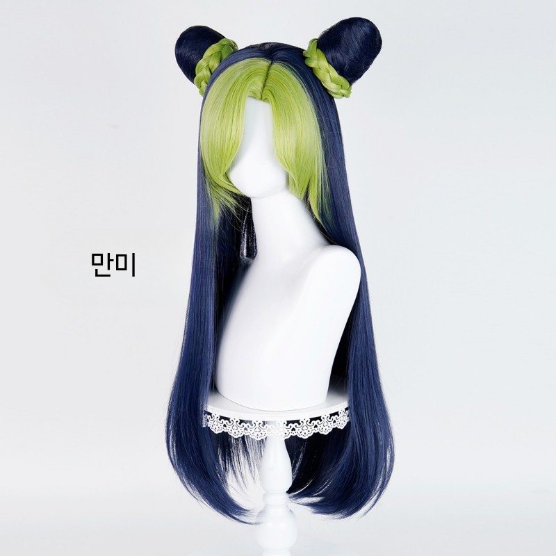 죠죠의 기묘한 모험 쿠죠 죠린 장발 코스프레 가발 - 상세 이미지 3