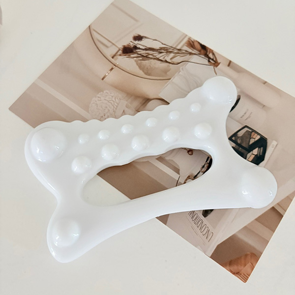 얼굴 마사지기 브이라인 롤러 페이스 리프팅 턱선 관리 홈케어 카사 괄사 마사지 롤러 - 상품 이미지