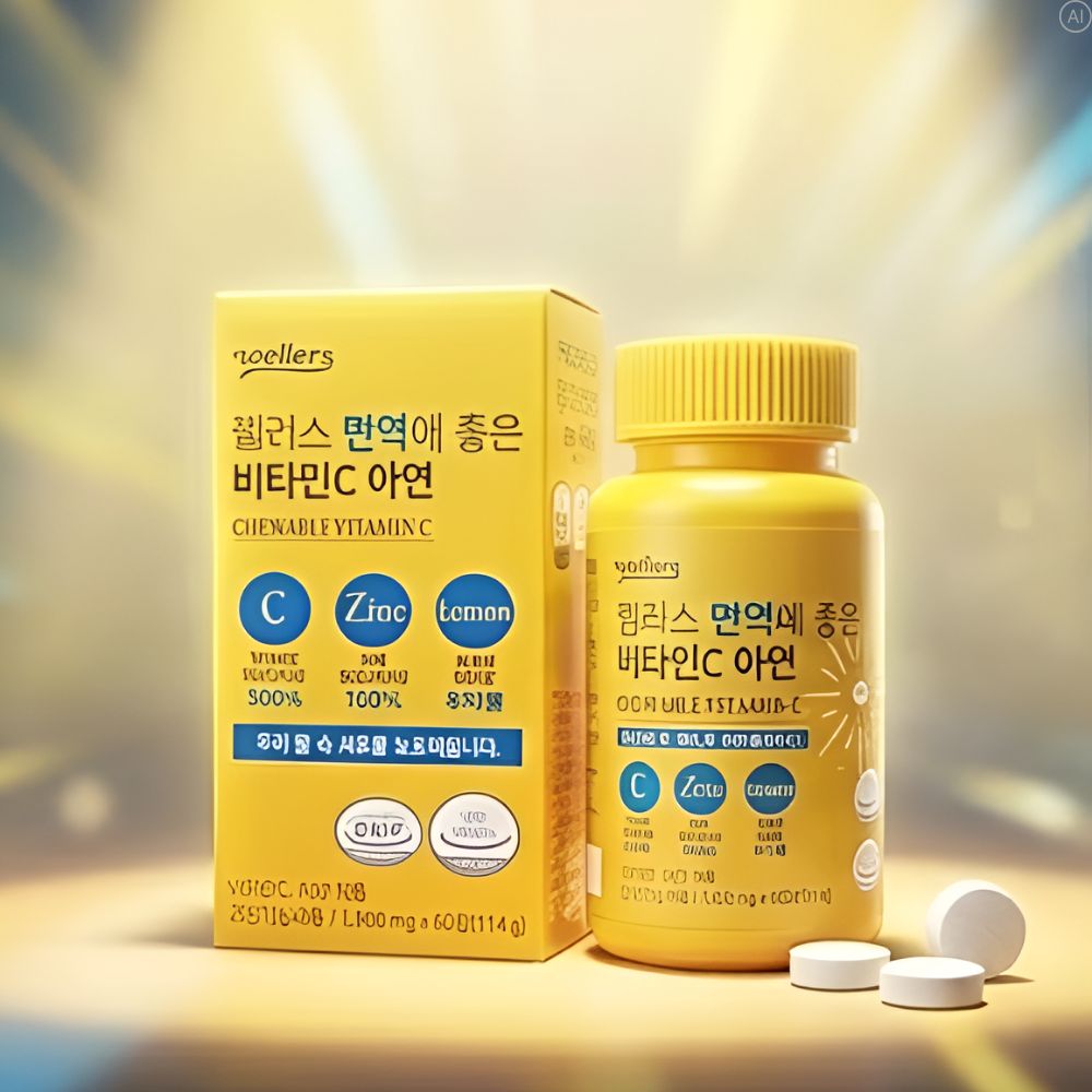 고용량 공복비타민c 권장량 아연 츄어블 비타민시 약2개월 이미지 6