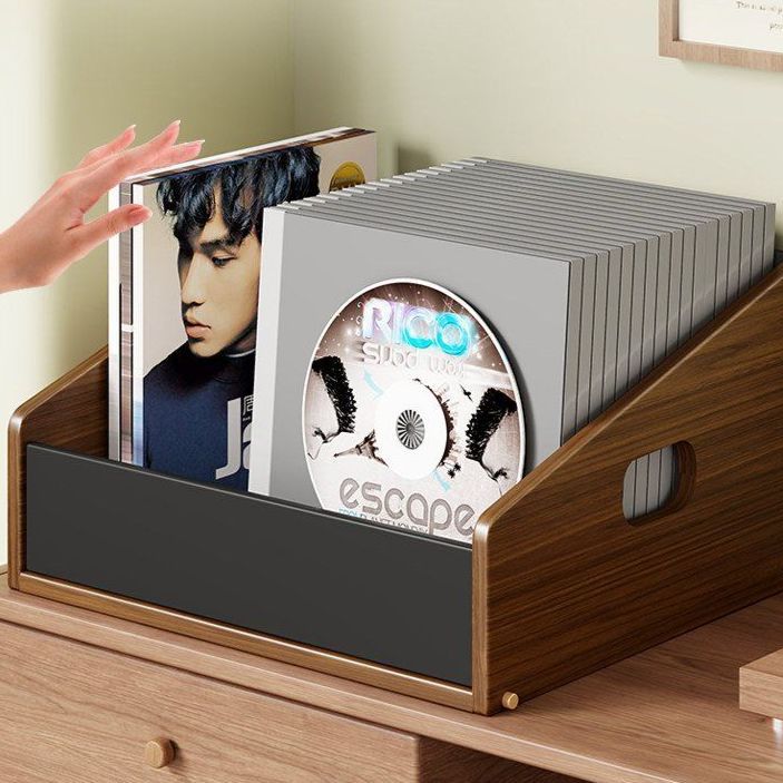 LP 레코드 수납장 보관함 앨범 CD 진열대 선반 - 상세 이미지 4