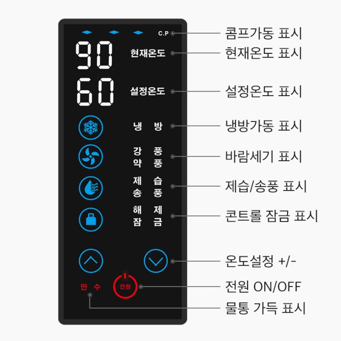 산업용 이동식에어컨 야외 작업장 3구코끼리에어컨 물통형 행사장냉방기 이미지 8