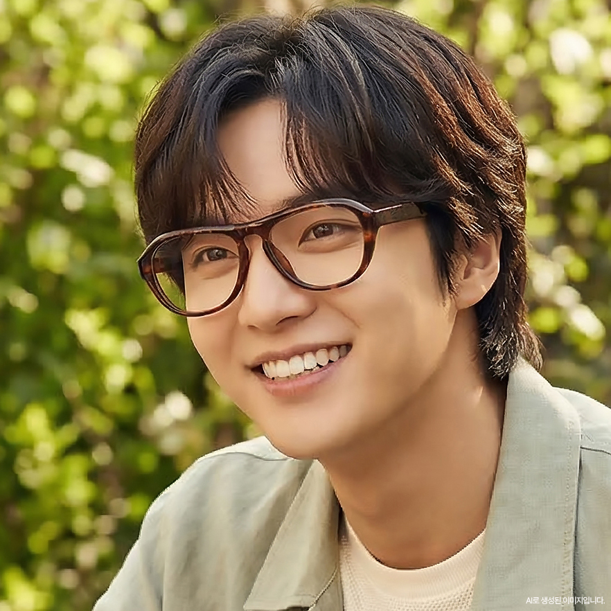 보잉안경테 블루라이트차단 긱시크안경 호피 뿔테안경 변색렌즈 얼굴형에맞는 이미지 7