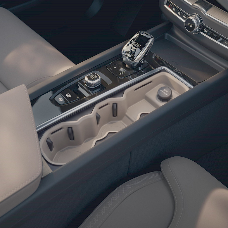 볼보 XC60 컵홀더 패드 인테리어 관리용품 악세사리 꾸미기 - 상품 이미지