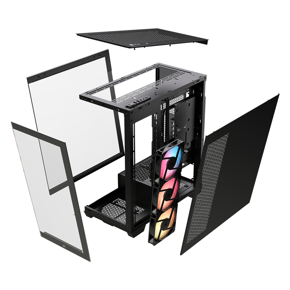 커세어 CORSAIR 3500X RS-R ARGB 강화유리 미들타워 케이스 - 상세 이미지 4