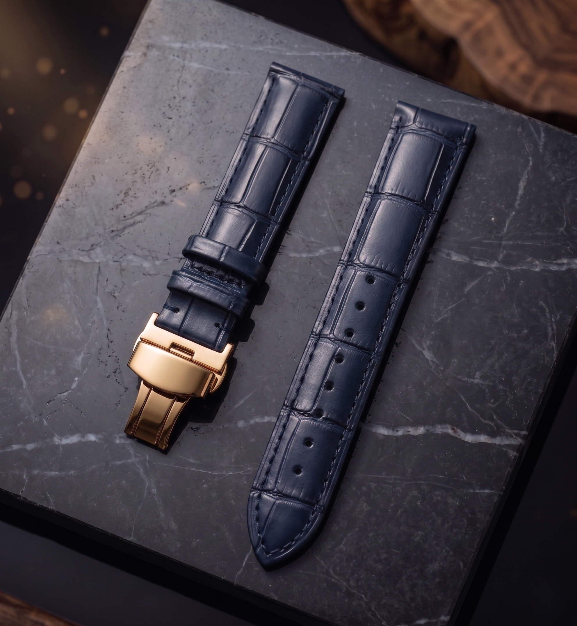 IWC 포르투기저 호환시계줄 프로토피노 교환 디버클 소가죽 스트랩 20mm 22mm - 상세 이미지 4
