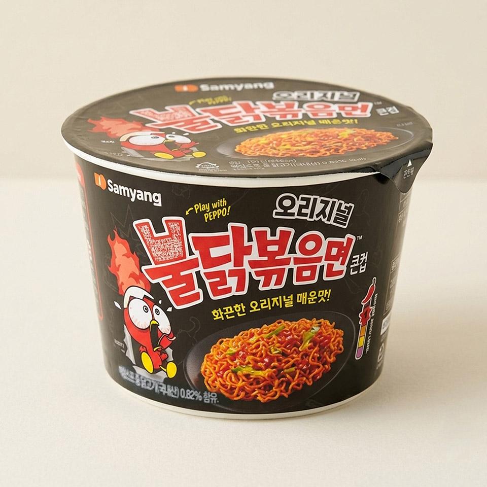 메가마트 삼양 불닭볶음면 큰사발 컵라면 105g - 상품 이미지
