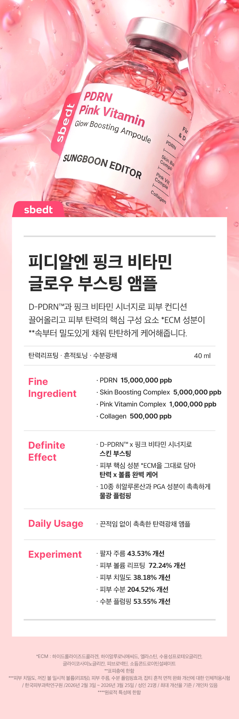 sungboon editor PDRN concentrated ampoule