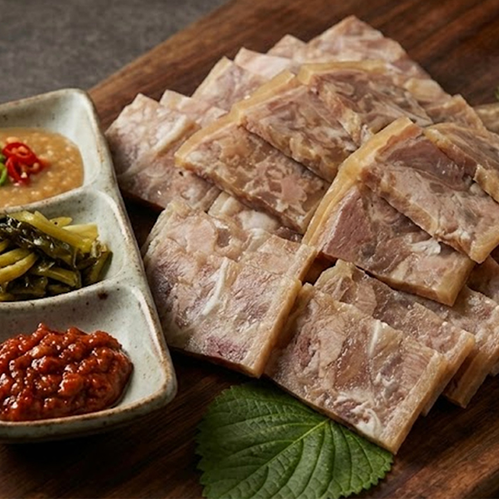 진짜 옛날 편육 500g / 소스증정 안주용 - 상품 이미지