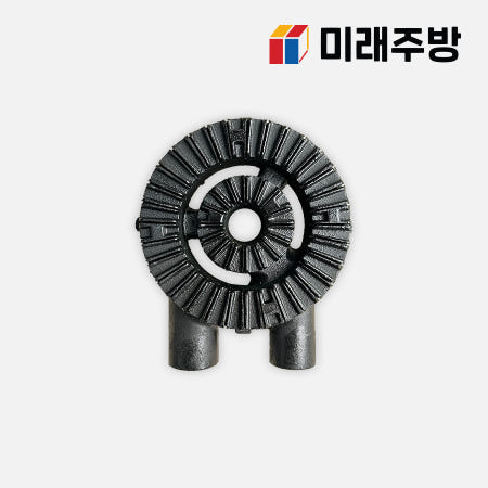 미래주방 업소용 가스렌지 화구 간택기 2열 2구 칼버너