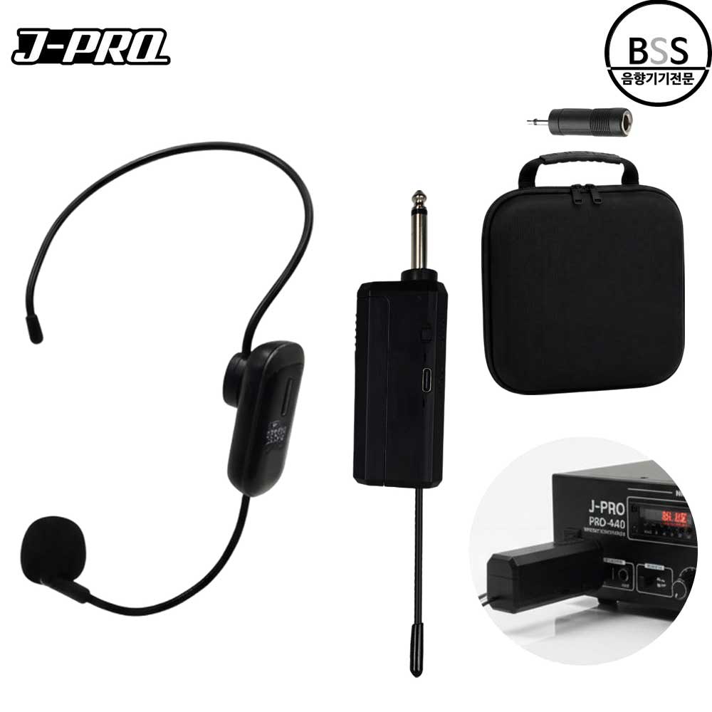 J-PRO SM-HS1 무선마이크 강의용 행사용 공연용 수업용 헤드셋무선마이크 - 상품 이미지