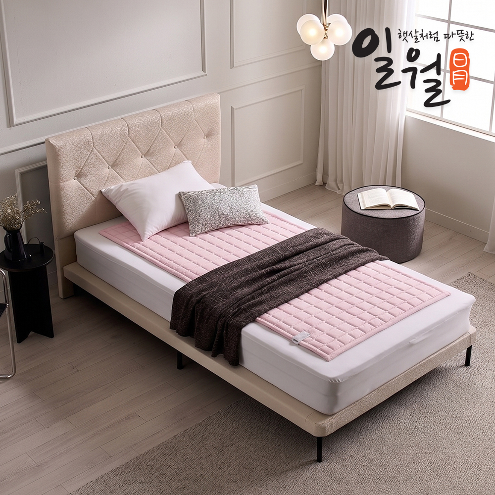 일월 전기매트 멜로우 코튼 초절전형 워셔블 탄소 카본매트 싱글 3color - 상세 이미지 5