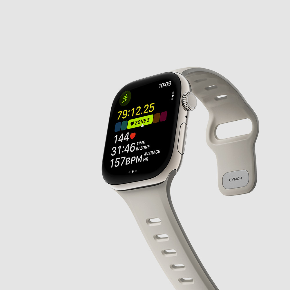노마드 스포츠 스트랩 템포 40 41 44 45 운동 러닝 애플워치, 46mm, 드리프트 우드 이미지 7