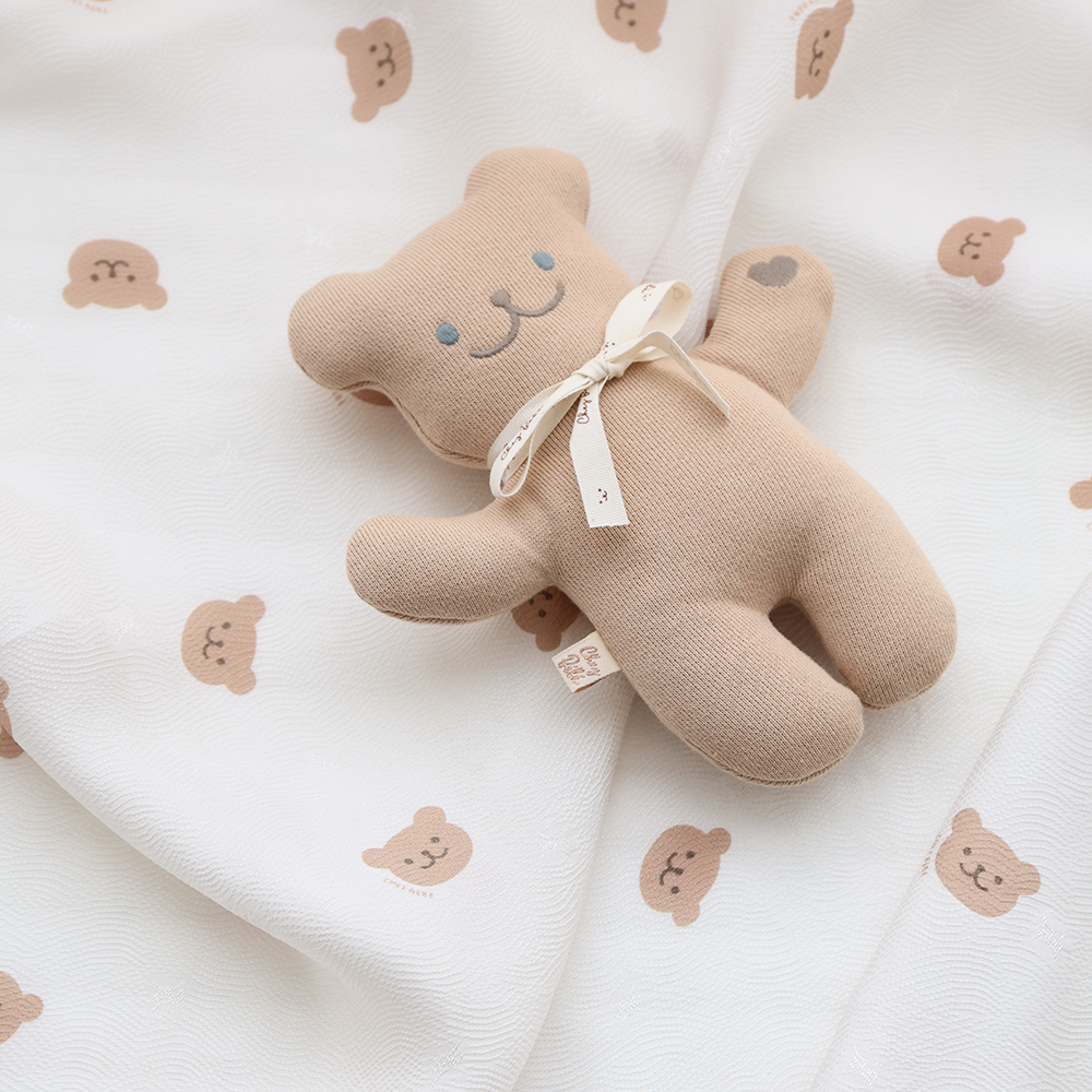 코지 아기 애착인형 뽁뽁이 신생아 선물 쉐고미 - 상품 이미지