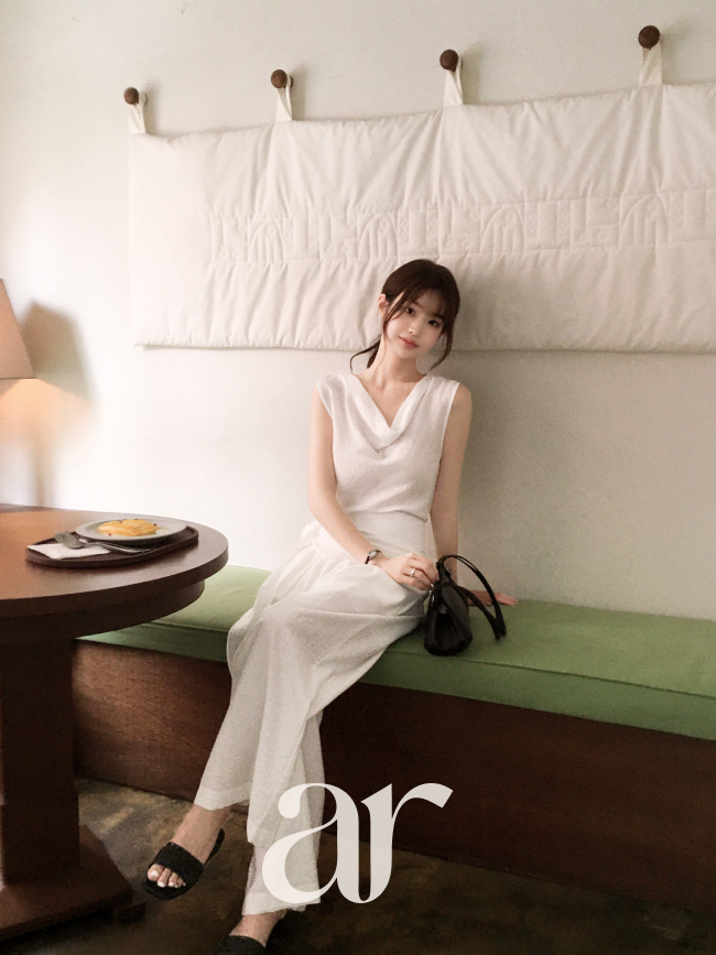 스카프 세트 드레이프 나시 블라우스 bs8832 이미지 8