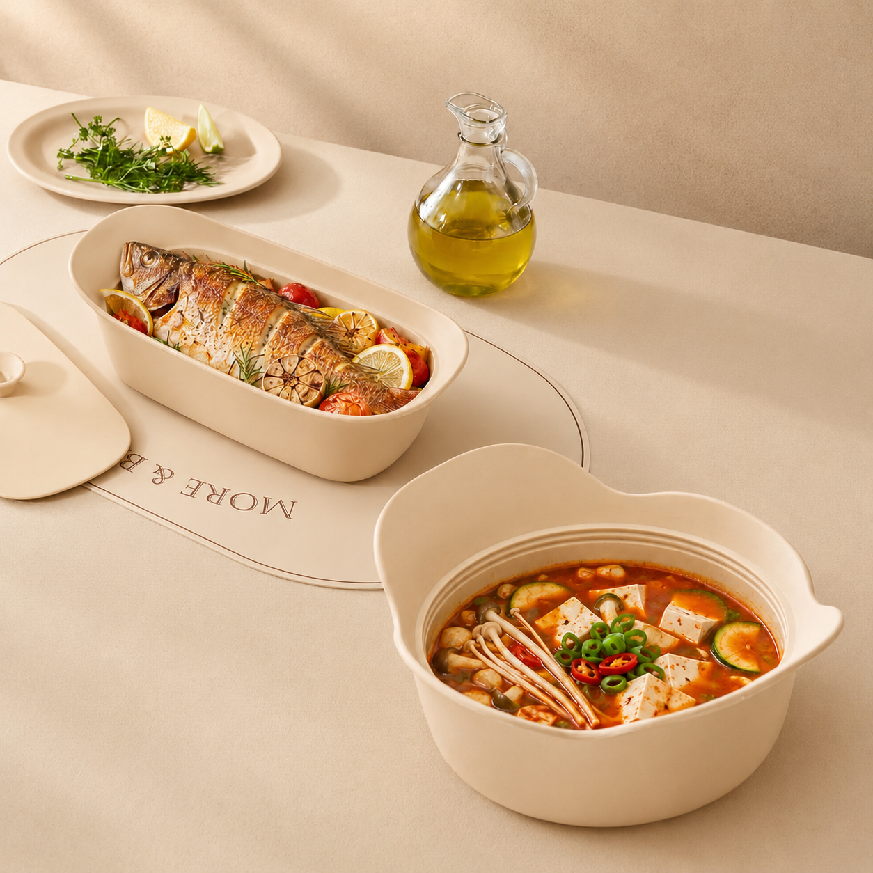 실리프랑 촉촉 전자레인지 찜기 실리콘 이중밀폐 멀티찜기 + 생선찜기 라면 용기 - 상품 이미지