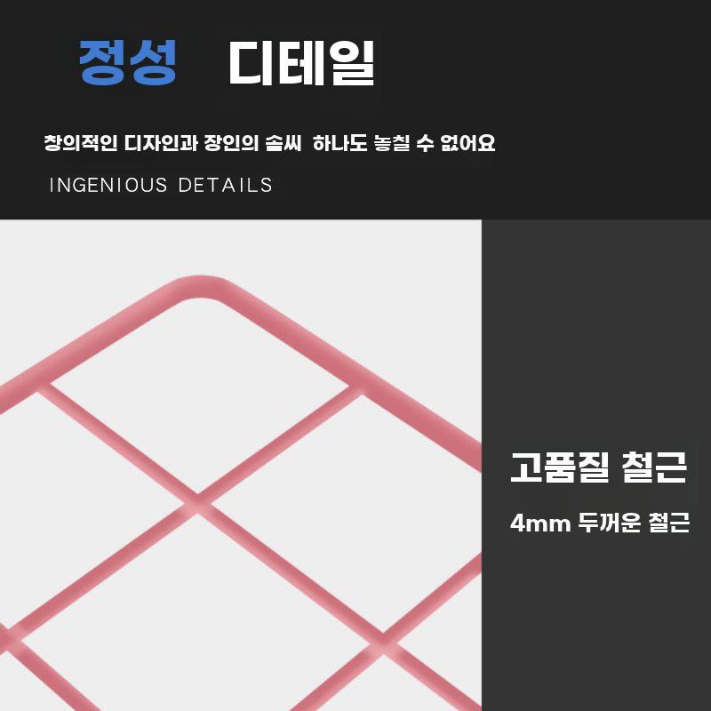 축구공 보관바구니 볼캐리어 이동식 카트 바구니 바퀴 철제 A - 상세 이미지 3