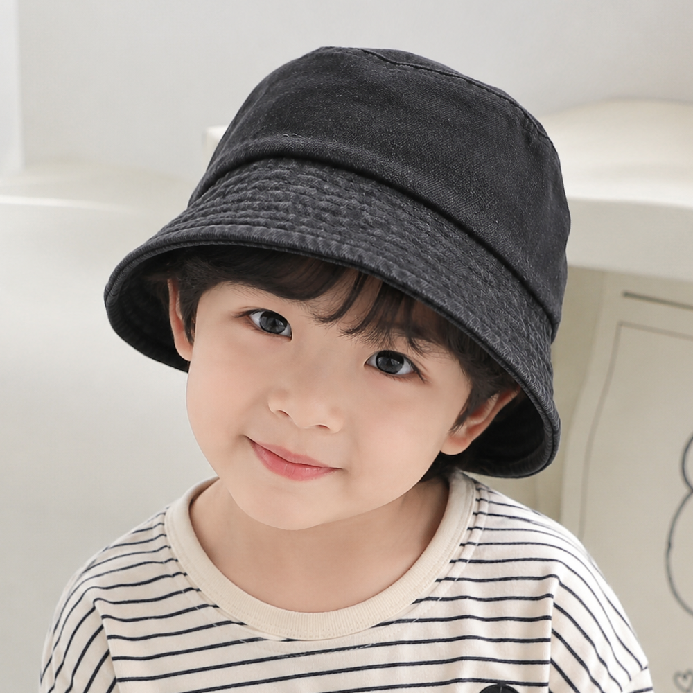 주누하우스 키즈 마루 아동 벙거지 모자, 국내제작 버킷햇 어린이 유아 - 상세 이미지 4