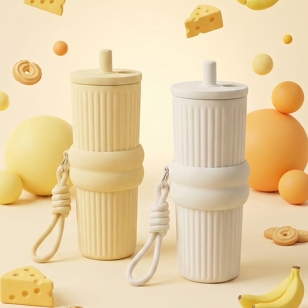 르엘 캔디팝 팝업 빨대 대용량 보온 보냉 세라믹 텀블러 750ml 이미지 6