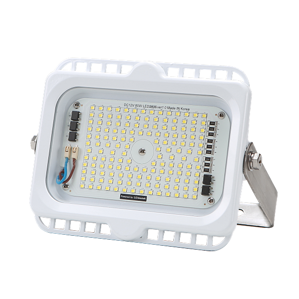 LED 투광기 투광등 공장등 선박 중장비 야외 공사 조명 써치라이트 DC12V 80W 삼립 - 상세 이미지 2