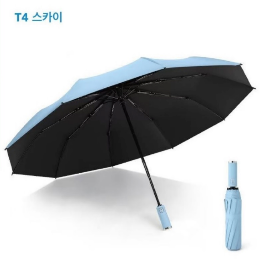 3단 원터치 자동 접이식 UV 자외선 차단 우양산 휴대용 암막 양산 우산 - 상세 이미지 5