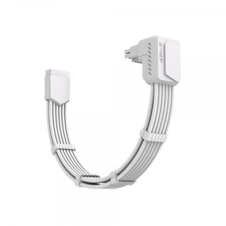 EZDIY-FAB SHIELD 12V-2X6 STD 90도 연장 슬리빙 케이블 (화이트)