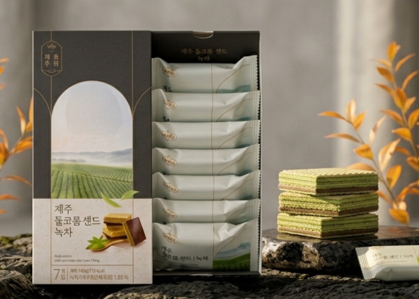 낱개포장쿠키 오후간식 커피디저트 제주특산품선물 결혼답례품쿠키 - 상품 이미지