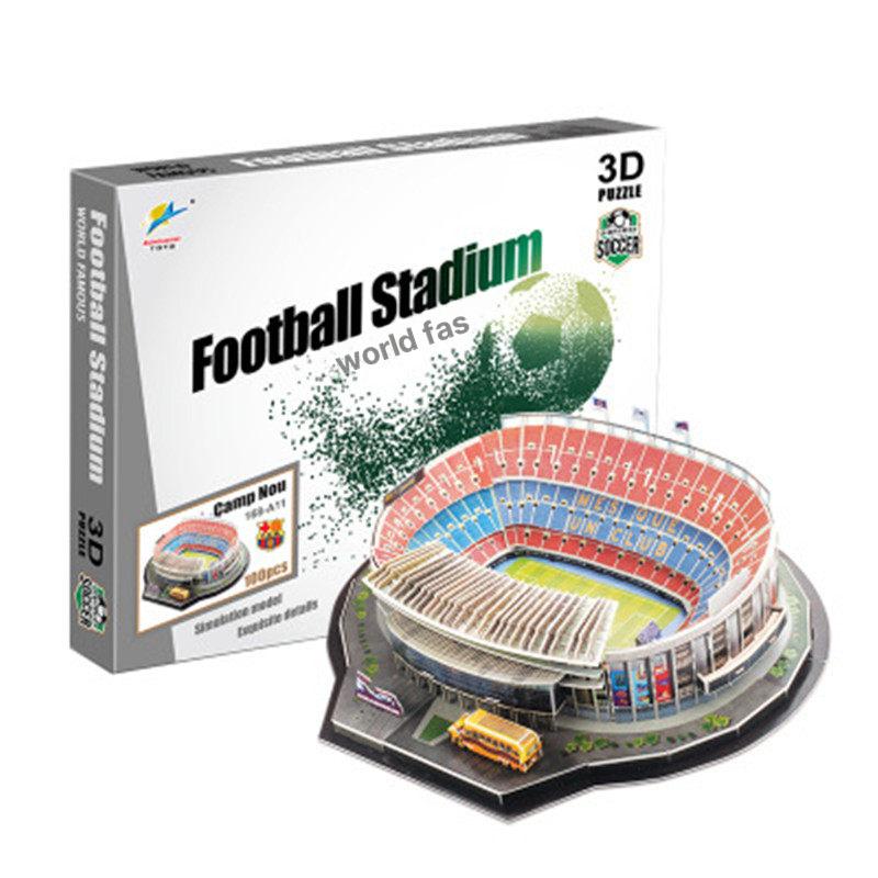 3D 퍼즐 축구 경기장 스타디움 페이퍼토이 조립모형 201 루도프하비 - 상세 이미지 4