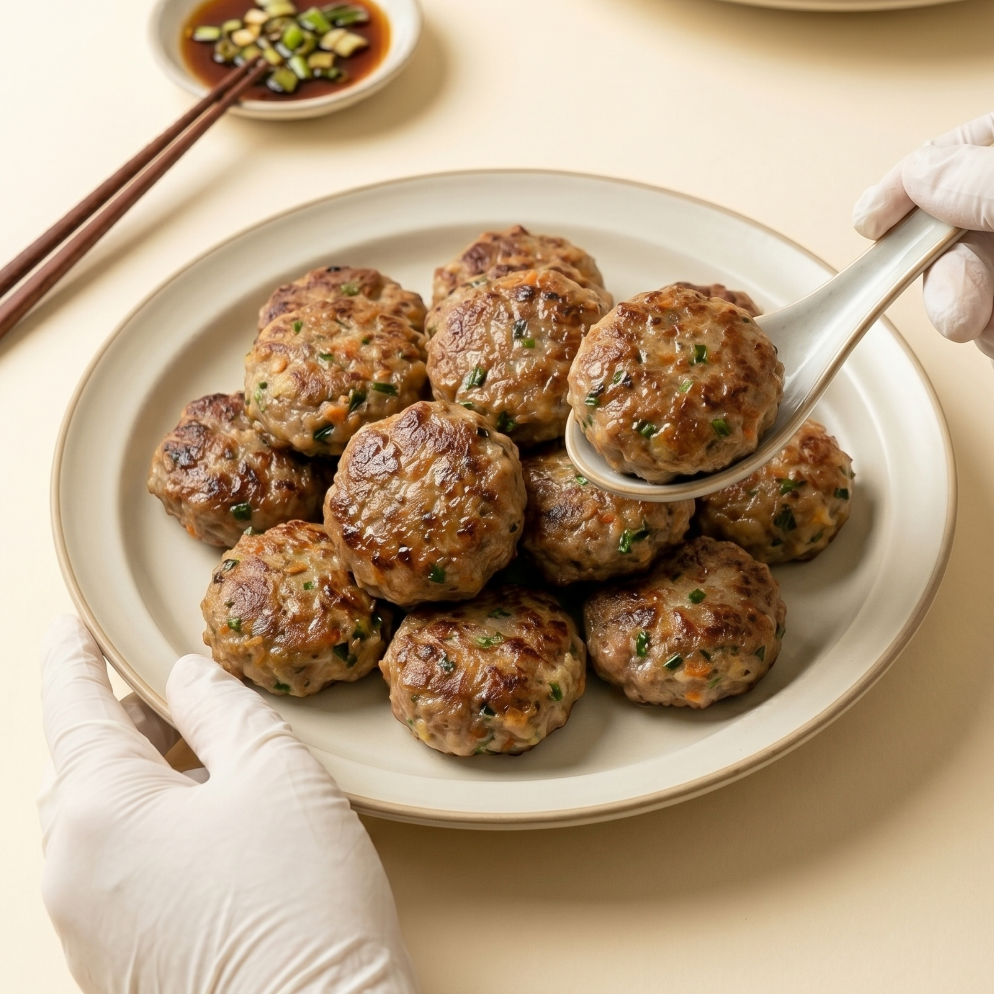 육연당 한돈 떡갈비 함박스테이크용 생반죽 보통맛, 5kg, 1개 - 상세 이미지 3