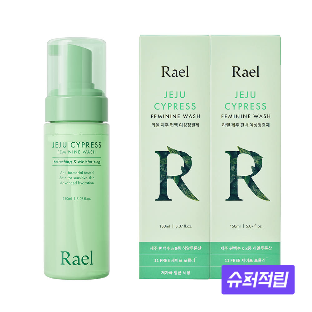 라엘 제주 편백 여성청결제 150ml, 2개 가격 비교 Rael 라엘 제주 편백 여성청결제 150ml, 2개
