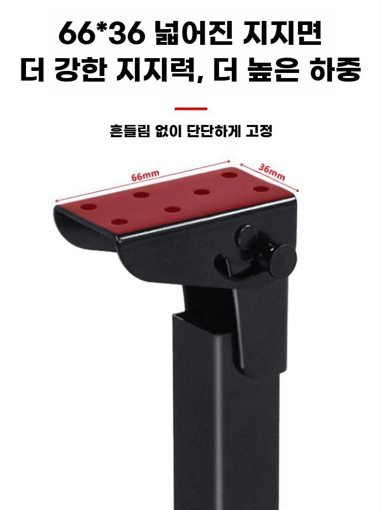 접이식 테이블 다리 부속 책상 선반 다리발 높이 조절 30cm - 상세 이미지 4