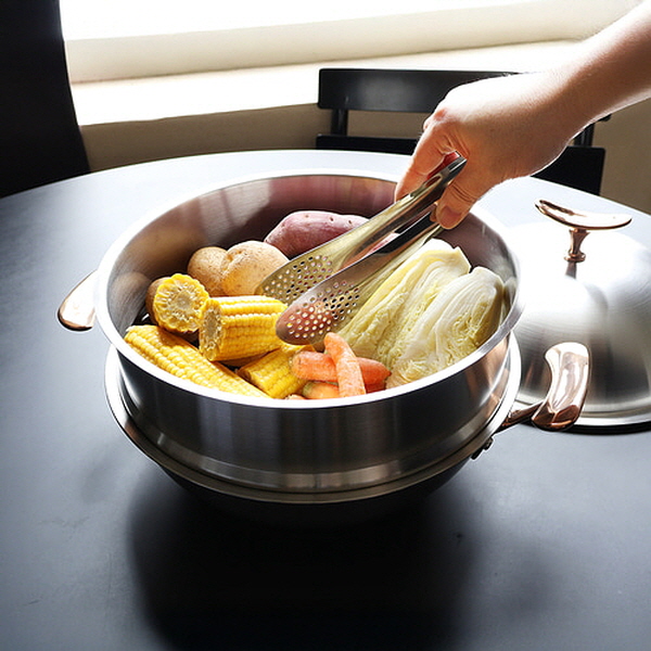 베세머 오리진 통5중 316스텐 냄비 인덕션 찜기 24cm, 스티머 - 상품 이미지