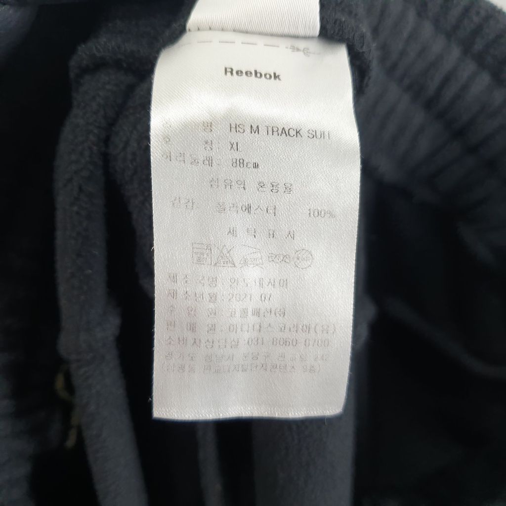 리복 블랙 남자 플리스 바지 XL N6099 이미지 8