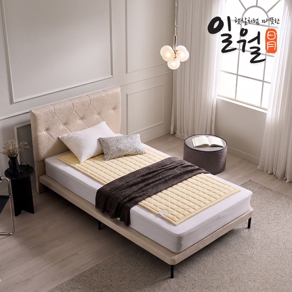 일월 전기매트 멜로우 코튼 초절전형 워셔블 탄소 카본매트 싱글 3color 이미지 7