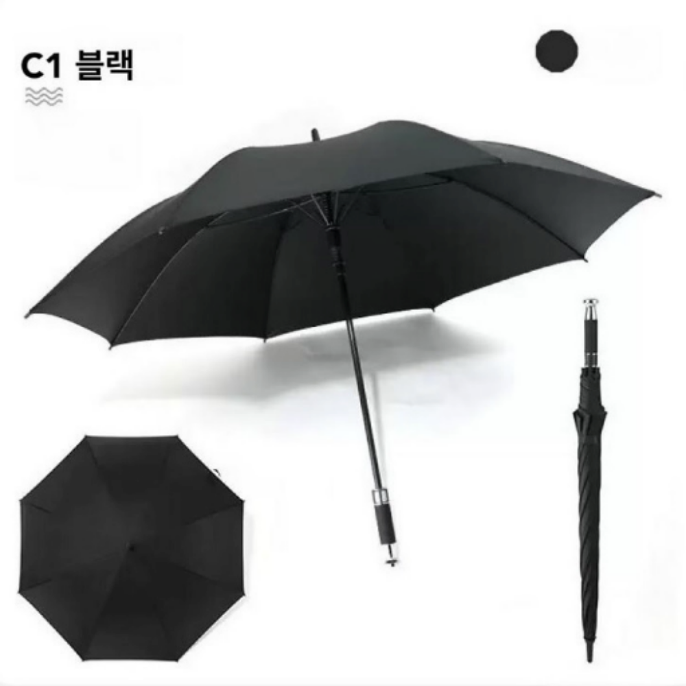 UV 자외선차단 자동 장우산 대형 우양산 골프 큰 우산 암막 양우산 - 상세 이미지 2