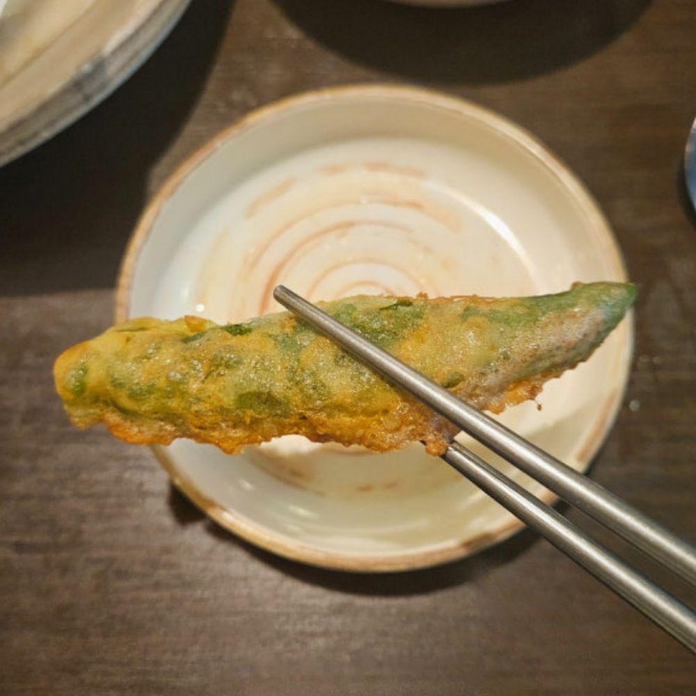 빠삭한 고추튀김 깻잎튀김 1kg 2종  - 상품 이미지