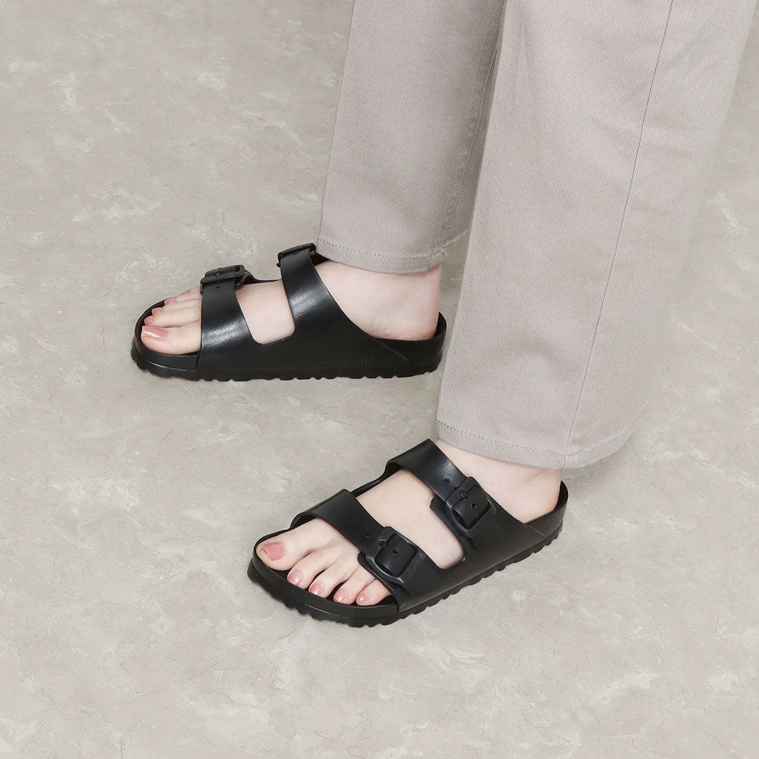 버켄스탁 여성 에바 아리조나 내로우 블랙, 230mm (EU36) - 상품 이미지