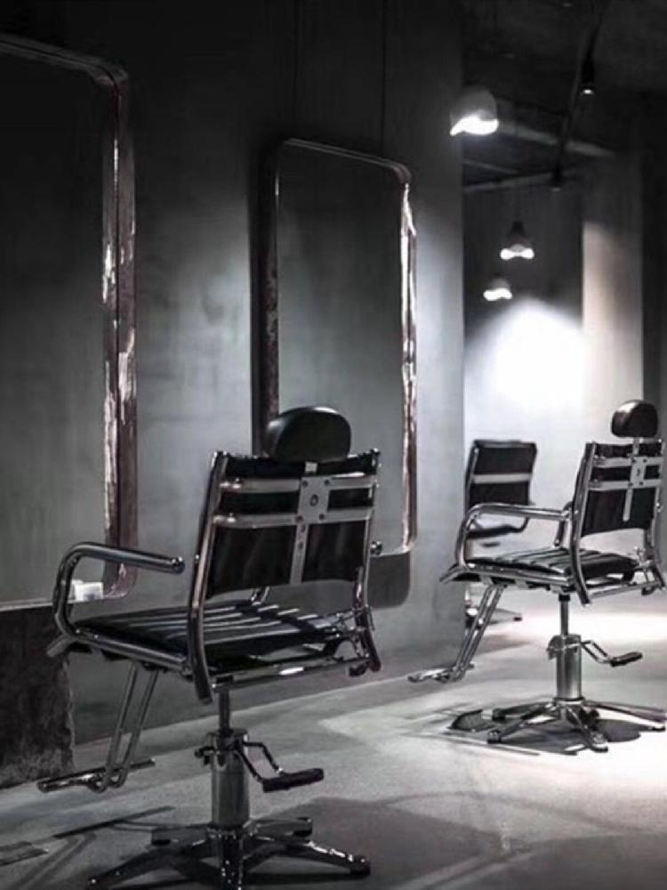 미용실 의자 헤어 체어 회전식 높이조절 스타일링 - 상세 이미지 3