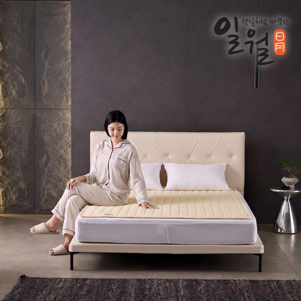 일월 전기매트 멜로우 코튼 초절전형 워셔블 탄소 카본매트 싱글 3color 이미지 8