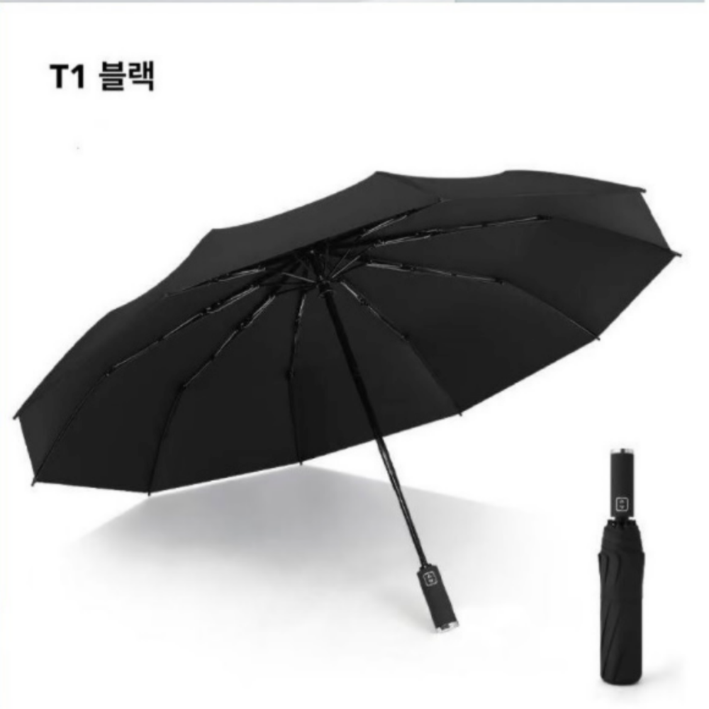 3단 원터치 자동 접이식 UV 자외선 차단 우양산 휴대용 암막 양산 우산 - 상세 이미지 2