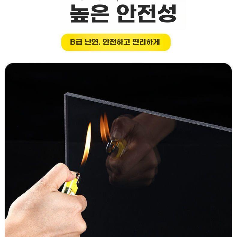 폴리카보네이트 렉산 판넬 투명 차양막 비막이 지붕재 1mm 두께 폭1m 미터당금액 - 상세 이미지 5