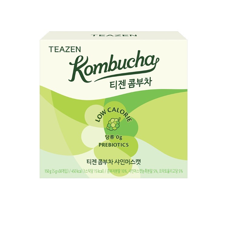 콤부차 샤인머스캣 스틱 사무실 탕비실 차 선물 티젠 30개입, 1개 - 상품 이미지