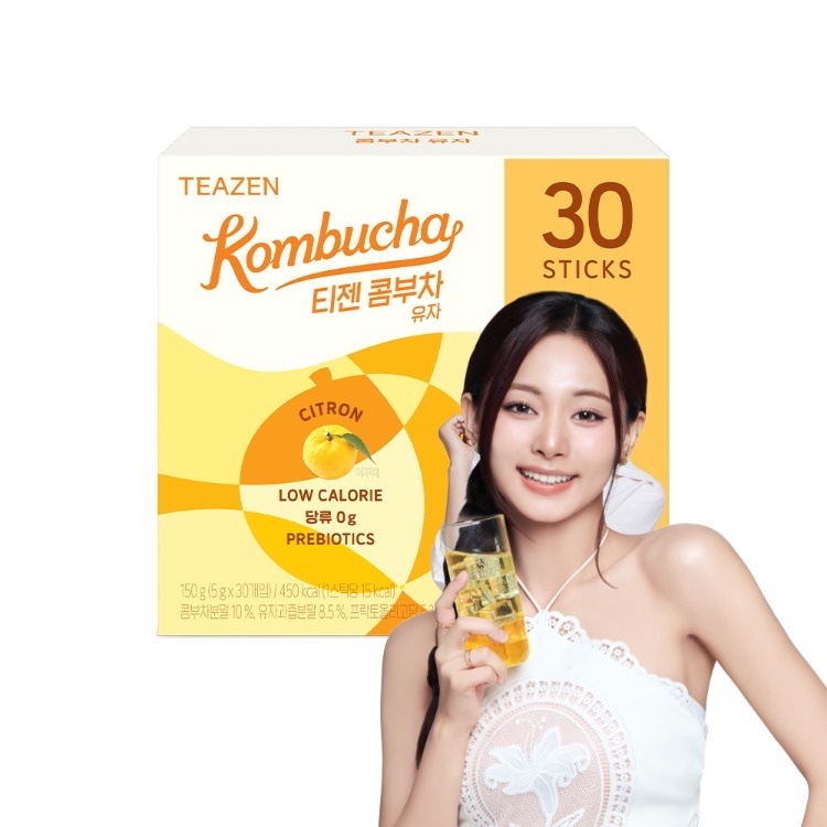 콤부차 유자 스틱 사무실 탕비실 차 선물 티젠 30개입, 1개 - 상품 이미지