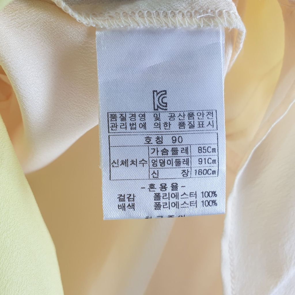 올리비아로렌 옐로우 여자 셔츠 90 N6022 이미지 7