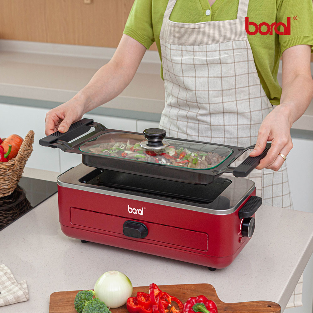 보랄 더 셰프 3in1 BBQ 멀티 그릴 전기그릴 석쇠 불판 바베큐 BR-J1200HG - 상세 이미지 5