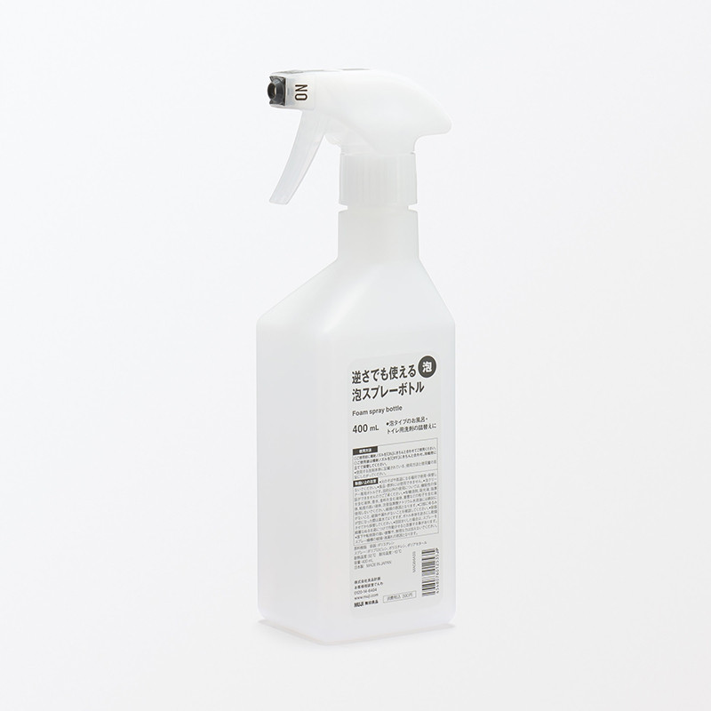 무인양품 거꾸로 해도 사용할 수 있는 거품 스프레이 보틀 400ml - 주방·식기 - 하카타몰