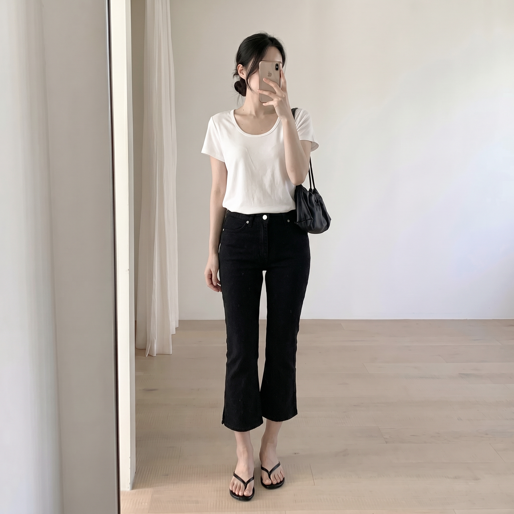 카프리팬츠 카프리바지 바이커팬츠 8부바지 - 상세 이미지 2