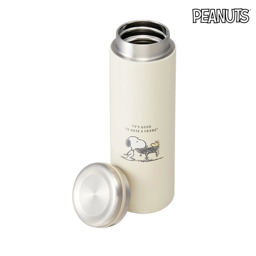 스누피 텀블러 280ml 컵 스텐 보틀 머그 뚜껑 캐릭터 굿즈 - 상세 이미지 3